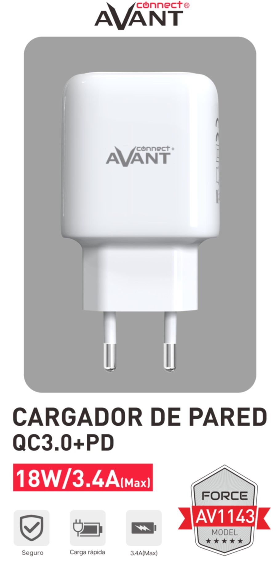 Force Power Cargador USB 2.4A