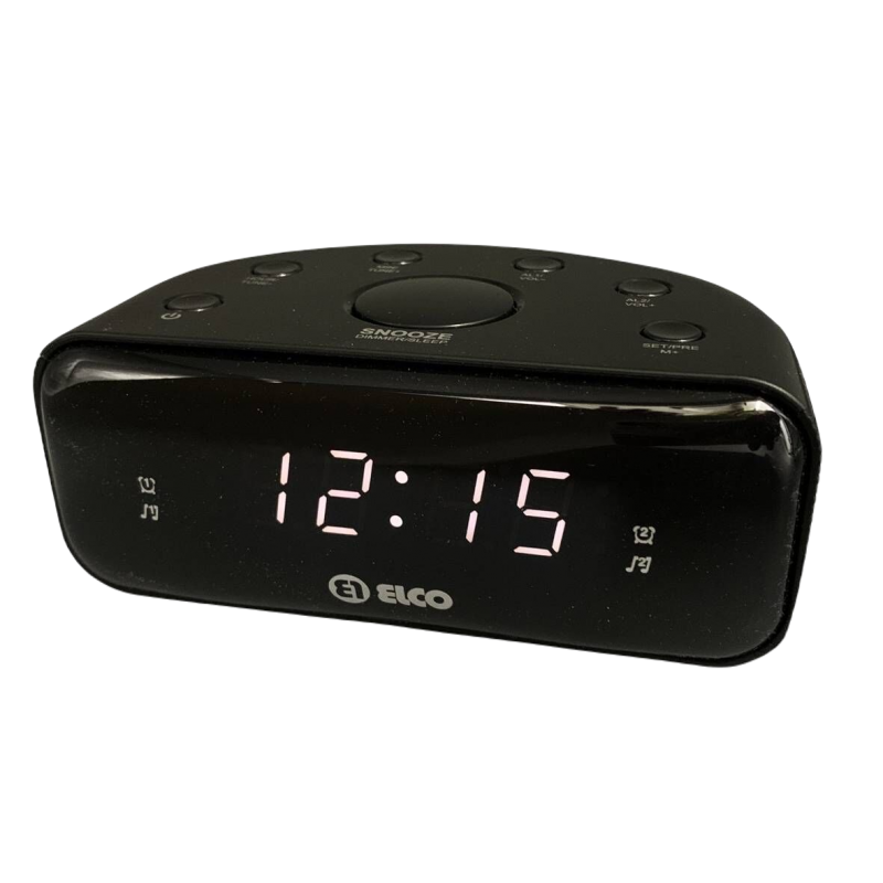 Radio reloj despertador Radioshack 6301862 con proyector