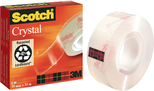 Cinta Adhesiva Scotch 550, 12mm x 33m ,Torre 12 rollos