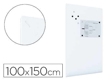 PIZARRA BLANCA ADHESIVA C/ ROTULADOR Y BORRADOR BISMARK 328319 - PCBox