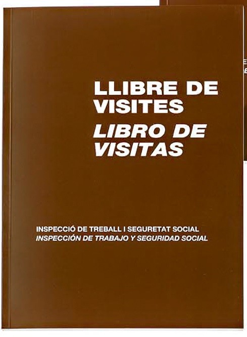 LIBRO REGISTRO DE VISITAS