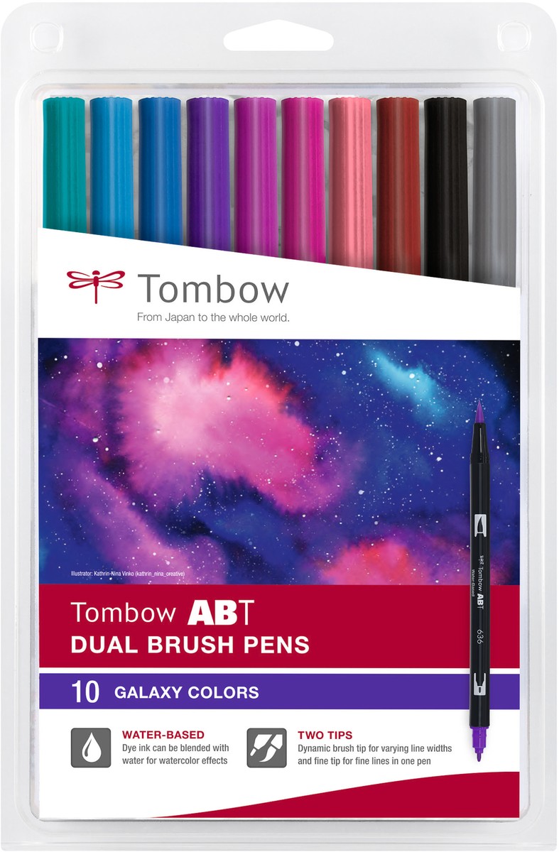 Tombow Dual Brush Pen Rotulador Doble Punta Fina / Pincel, ROTULADORES