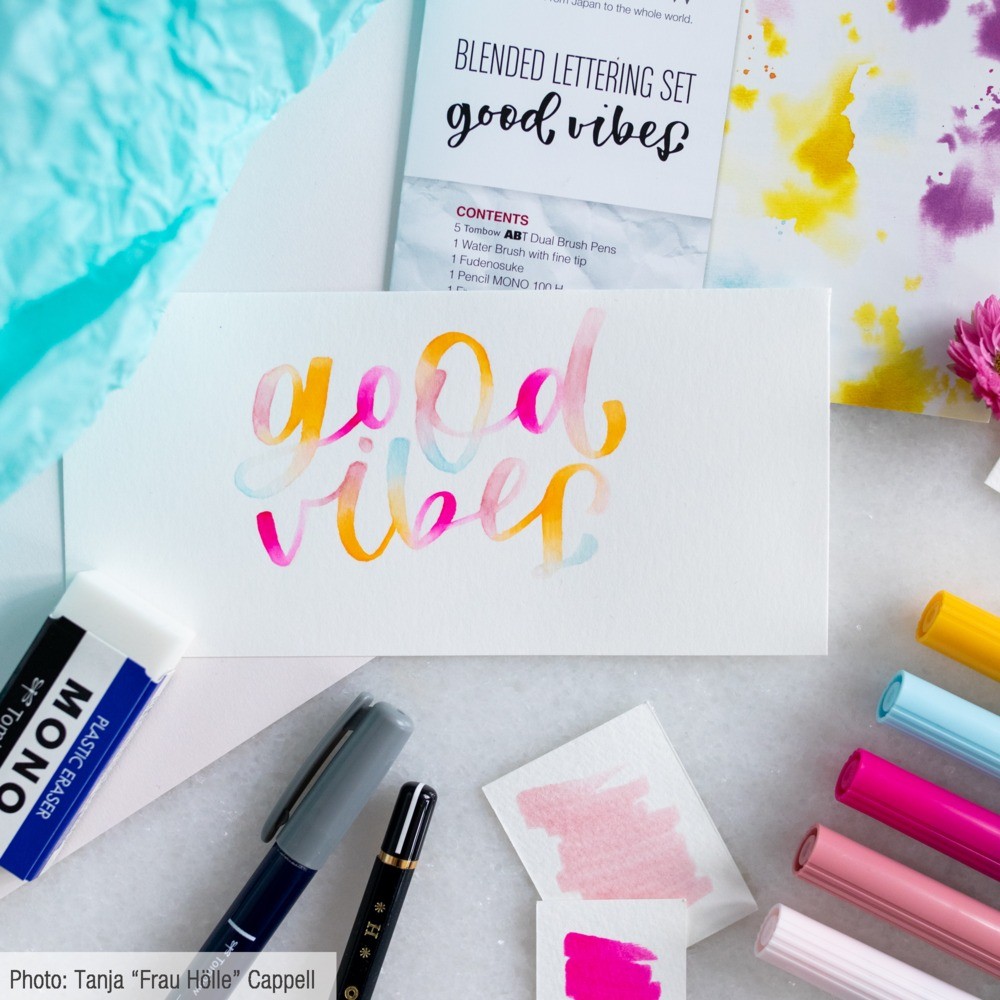 Blended Lettering Set Good Vibes rotuladores TOMBOW