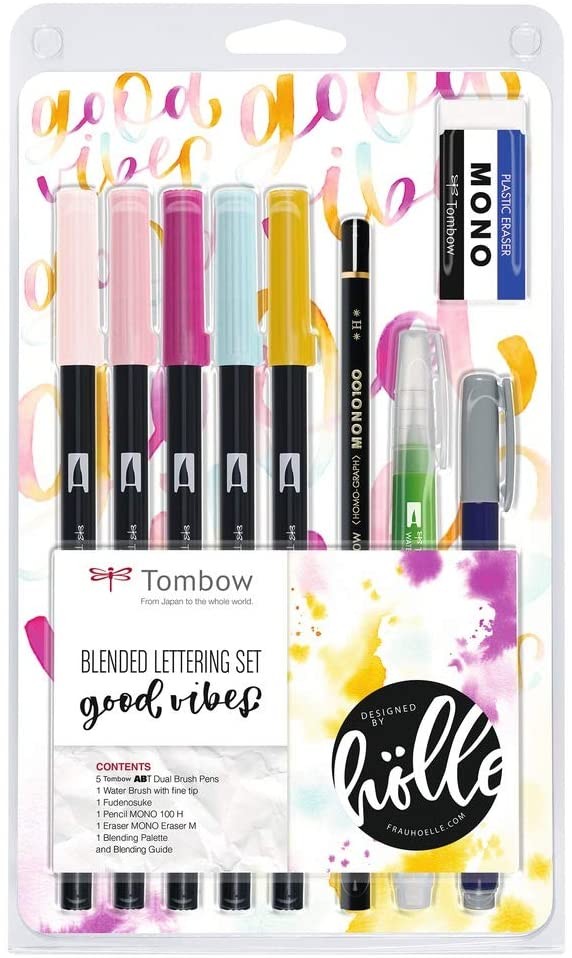 Blended Lettering Set Good Vibes rotuladores TOMBOW