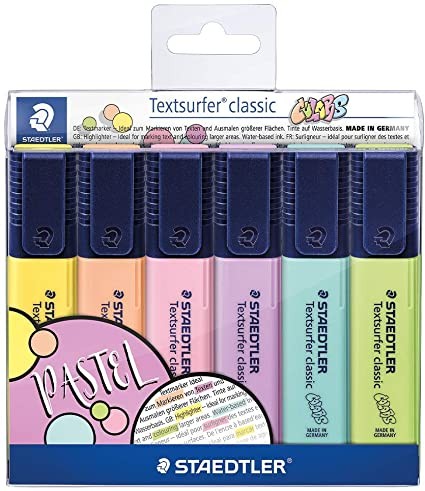 Pack 6 rotuladores fluorescentes Textsurfer Classic 364