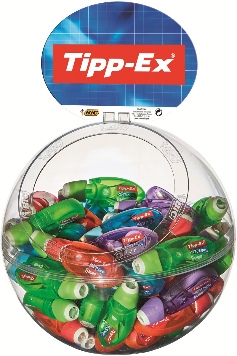 Cinta correctora Micro Tape Expositor 60 TIPP-EX