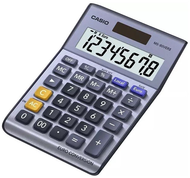 Calculadora sobremesa Modelo MS80 8 digitos CASIO