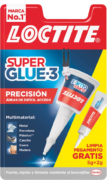 Adhesivo instantáneo loctite super glue-3 3 gr. 