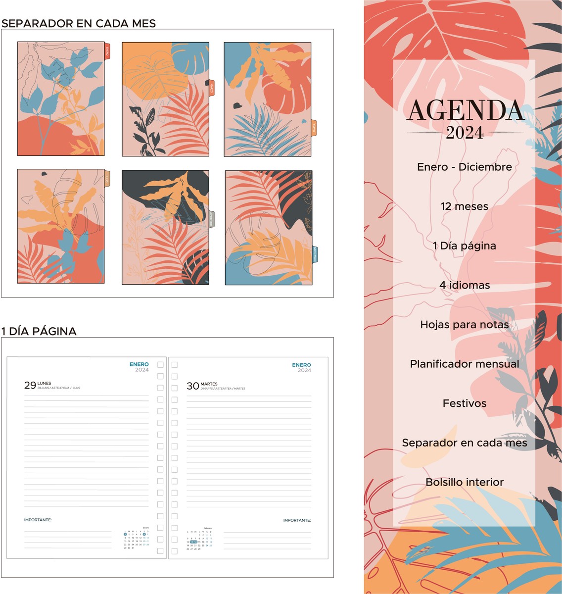 Agenda anual Sweetcolor 2024 DP Savannah SWEETCOLOR