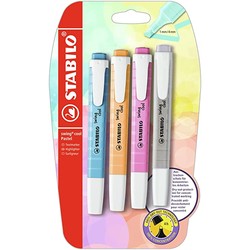 Estuche marcadores fluorescentes Stabilo Swing Cool color pastel - Material  escolar