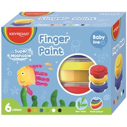  ToyKraft: Kit de pintura de dedos para niños pequeños, pinturas  de dedos no tóxicas seguras para niños, kit de actividades, regalo - Mega  kit de pintura de dedos : Juguetes y